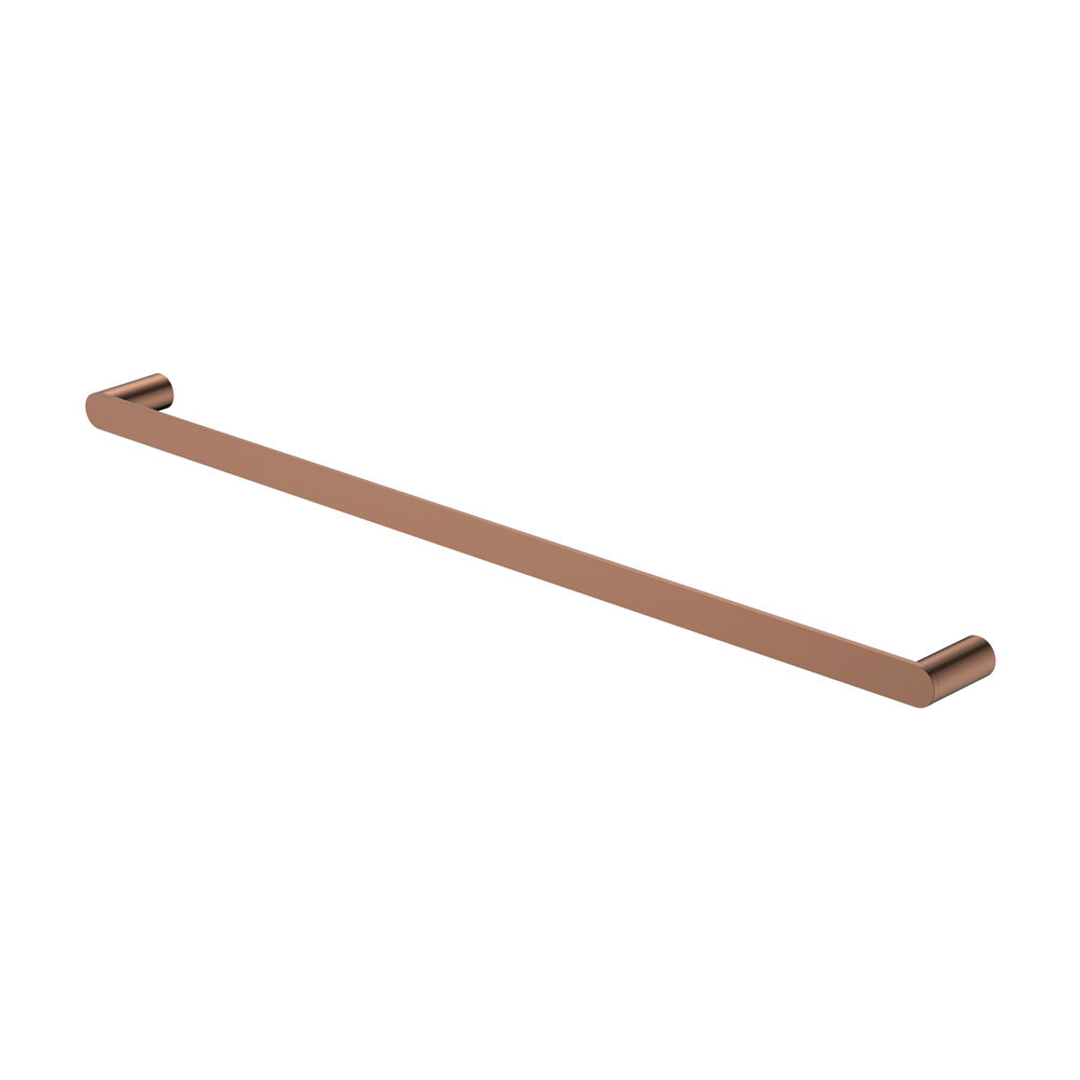 Fienza Empire Slim Single Towel Rail 800mm Ss304 Brushed Copper