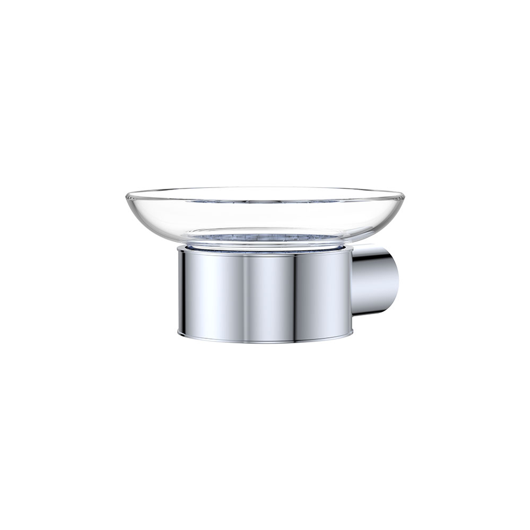 Fienza Empire Slim Soap Holder Glass Dish Ss304 Chrome