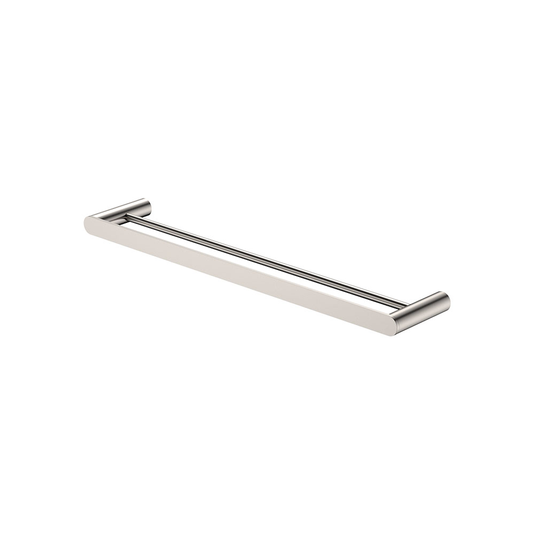 Fienza Empire Slim Double Towel Rail 600mm Ss304 Brushed Nickel