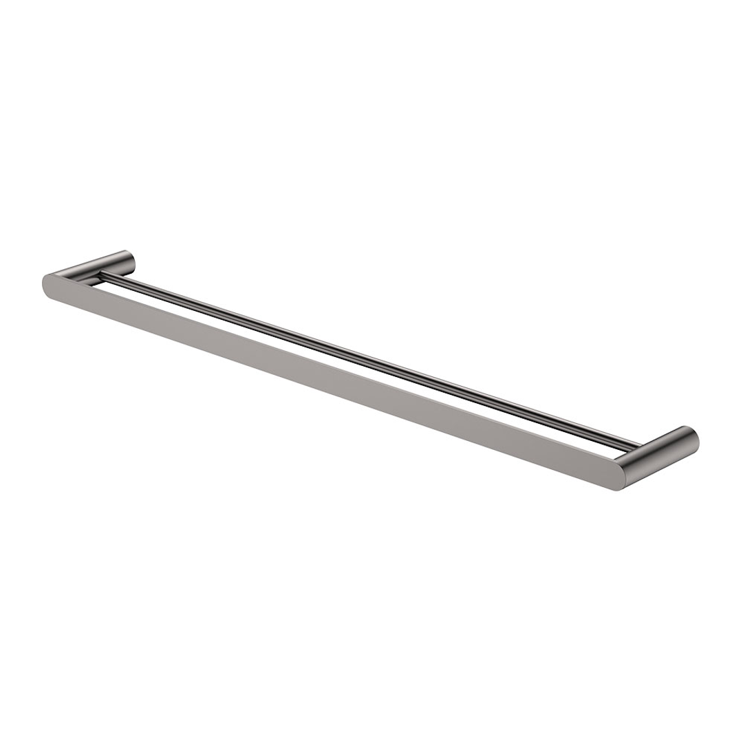 Fienza Empire Slim Double Towel Rail 800mm Ss304 Gun Metal