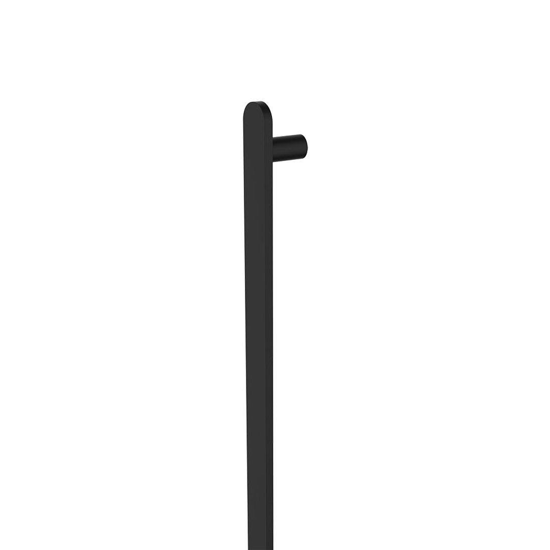 Fienza Empire Slim Vertical Heated Towel Rail 12V 900 (1 Bar) Matte Black