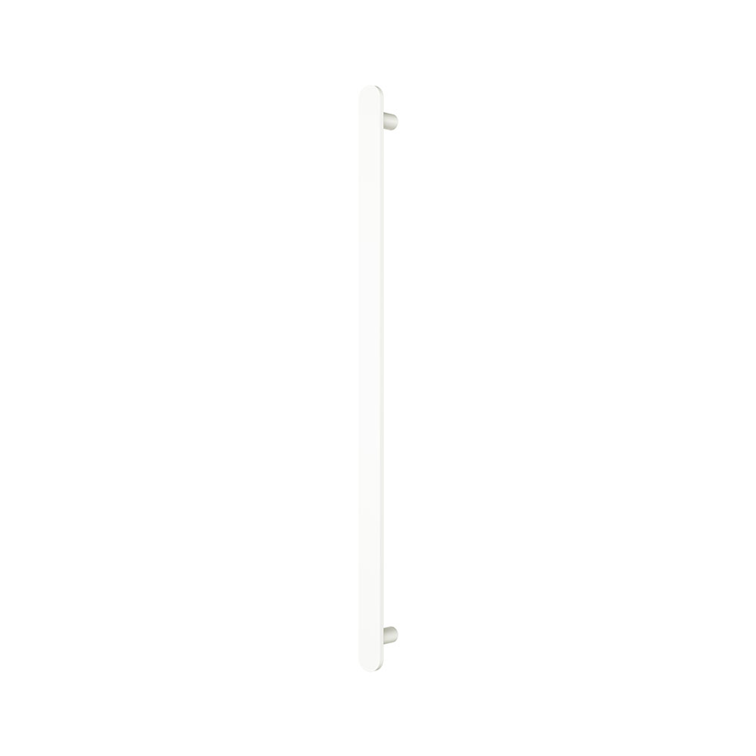 Fienza Empire Slim Vertical Heated Towel Rail 12V 900 (1 Bar) Matte White