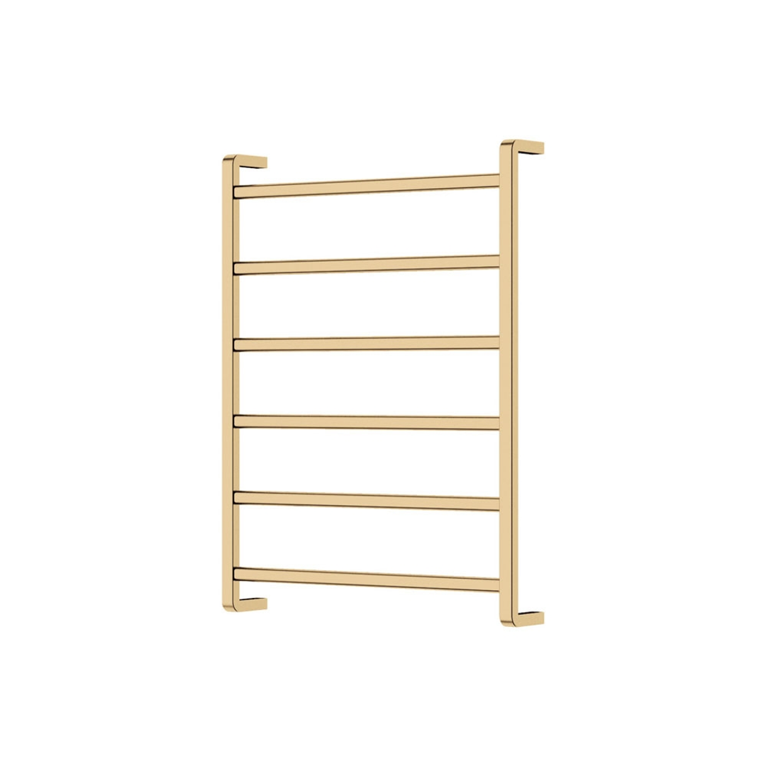 Fienza Koko Heated Towel Rail 6080 Urban Brass 6 Bars 600 X 800 X 100mm