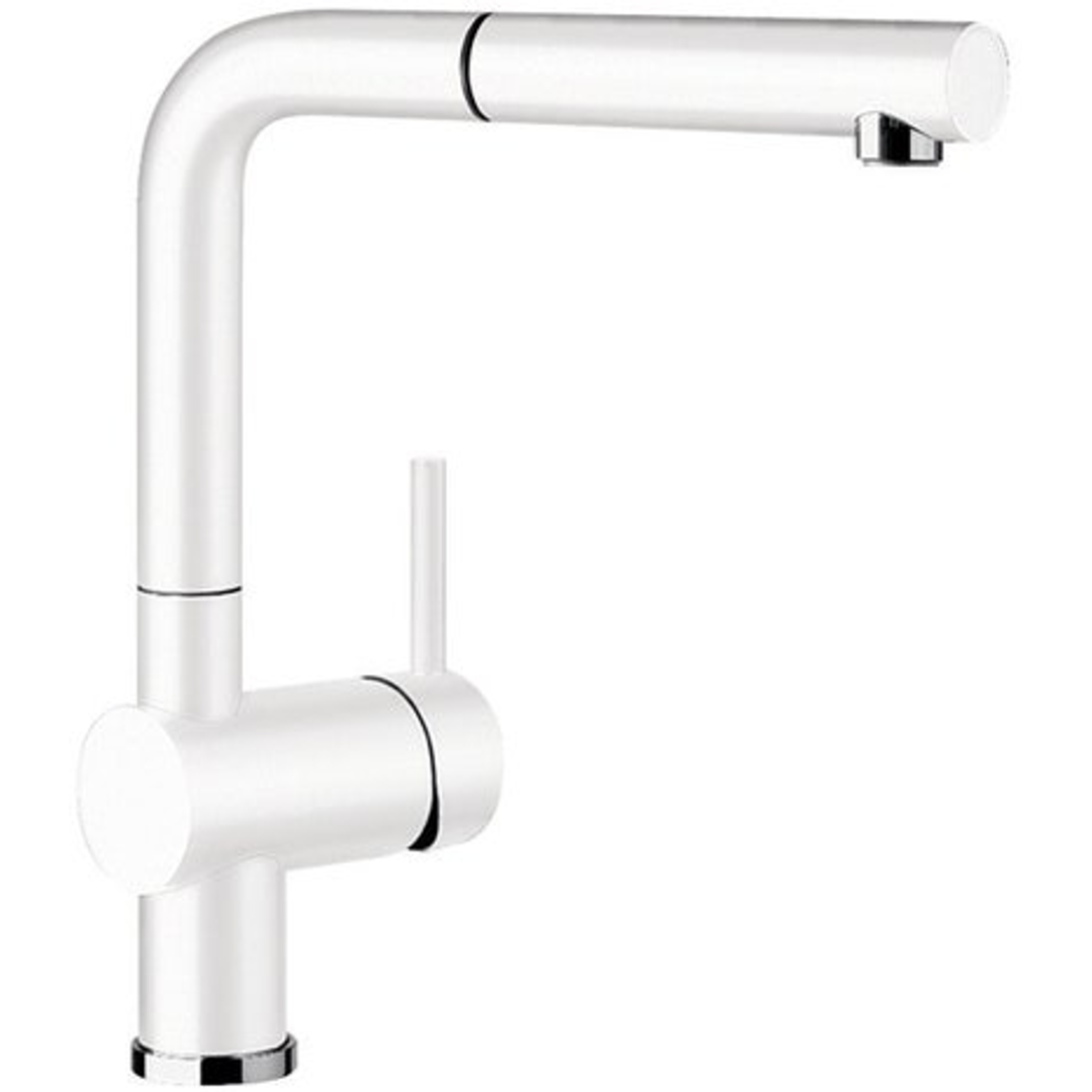 Blanco Linus-W Pull Out Sink Mixer White Linussw