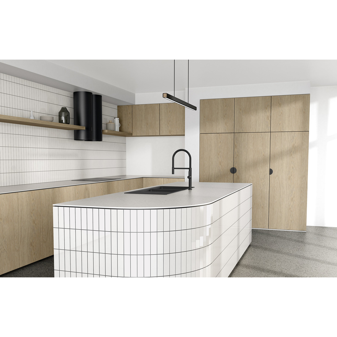 Phoenix Prize Flexible Coil Sink Mixer - Matte Black