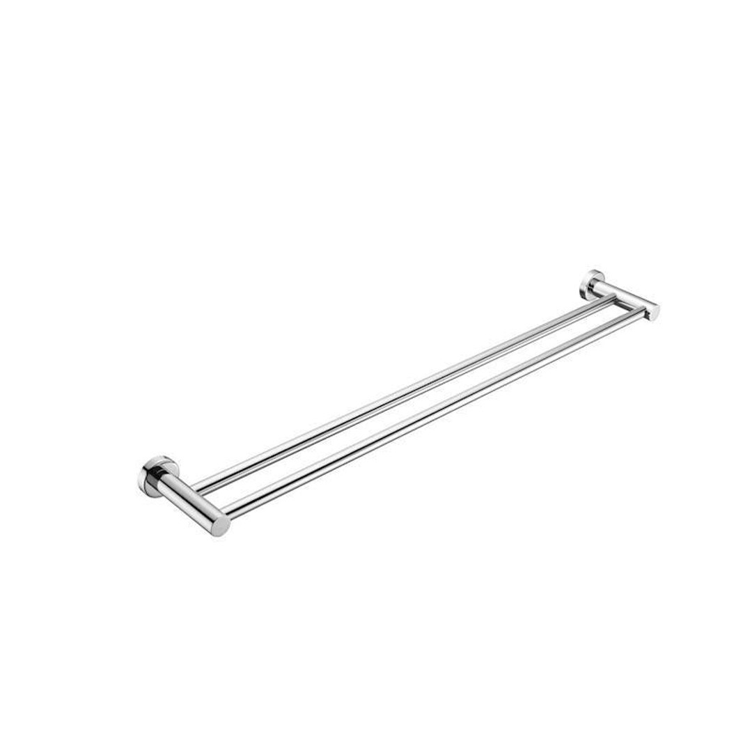 Mecca Double Towel Rail 800mm Chrome