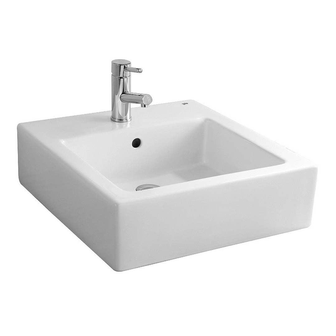 City Above Counter Basin 49X49 With Waste 1 Tap Hole