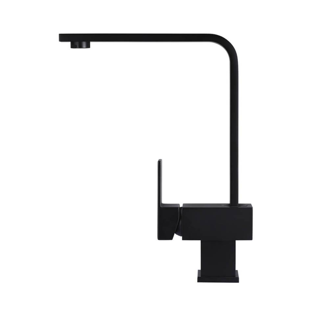 Meir Square Kitchen Mixer Tap Matte Black