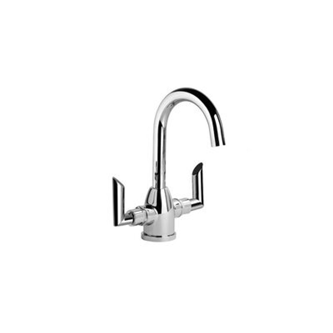 Brodware City Plus Basin Mixer With S/Spout & Cross Hnd Cp