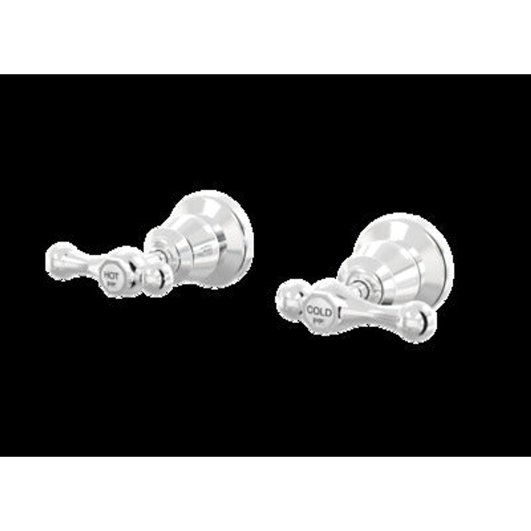 Par Tudor Lever Wall Top Assembly Pair Chrome (B31.082.3.01)