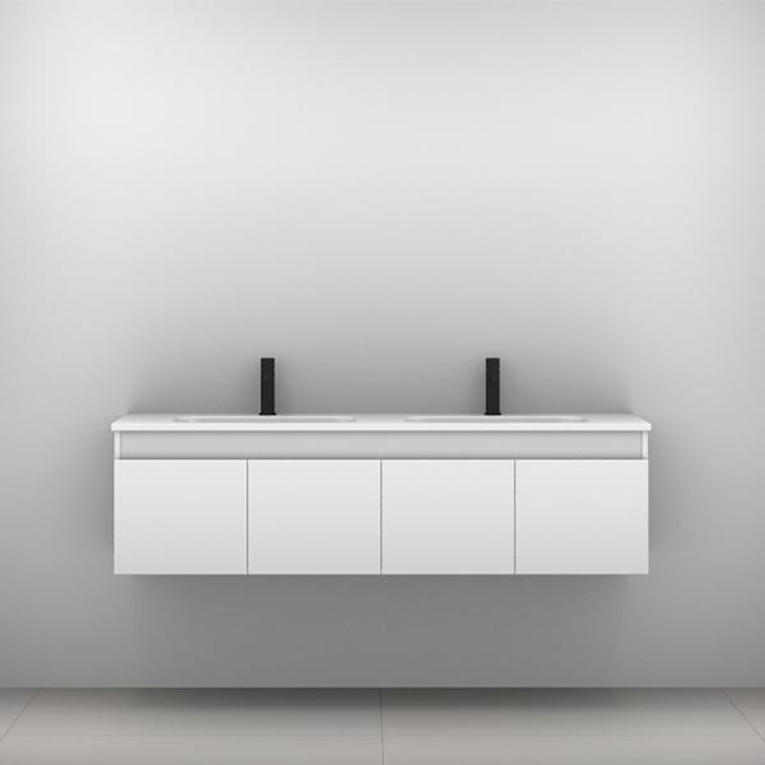 Rockford Vanity 1500mm Double Bowl Haven Top Wall Hung(Timberln P#:Rd152Hw)