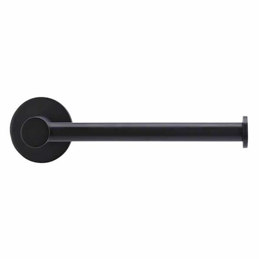 Meir Round Toilet Roll Holder Matte Black