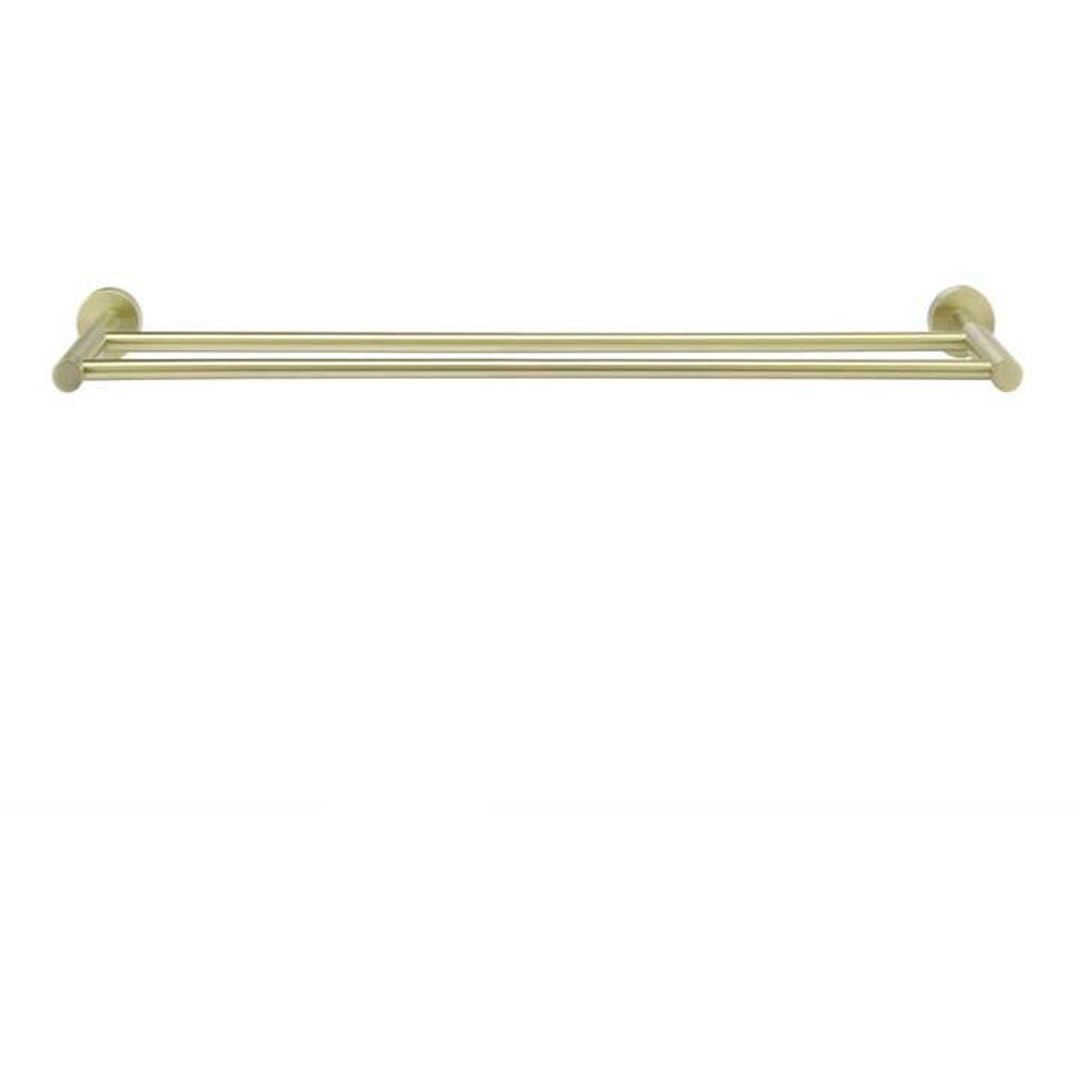 Meir Round Double Towel Rail 600Mm Tiger Bronze