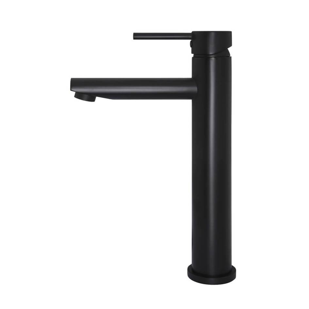 Meir Round Tall Basin Mixer Matte Black