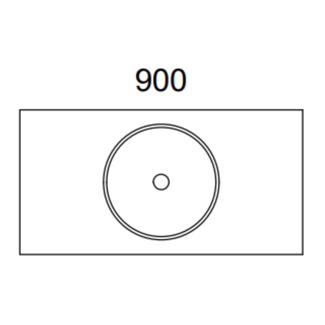 Timberline Kingsley Wall Hung Vanity 900mm