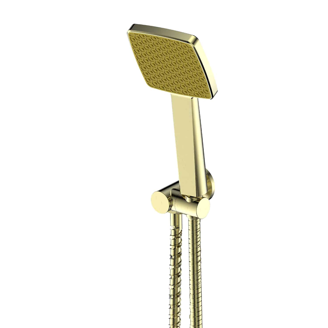 Greens Glide Syntra Rainboost Handshower Pvd Brushed Brass