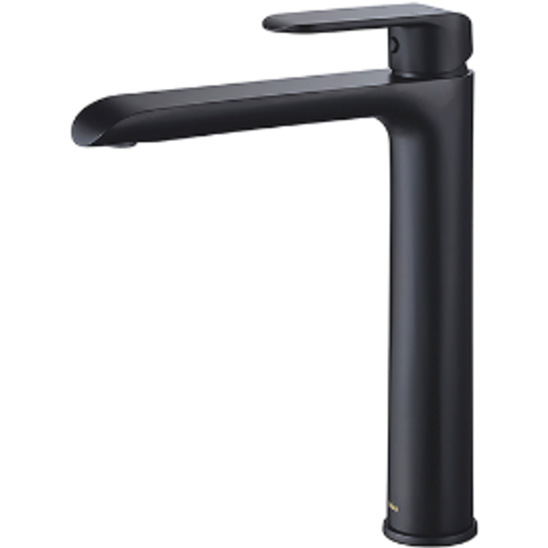 Bella Vista Ikon Kara Highrise Basin Mixer Matt Black