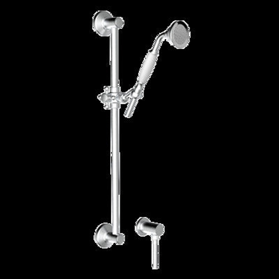 Provincial Shower On Rail Brushed Nickel