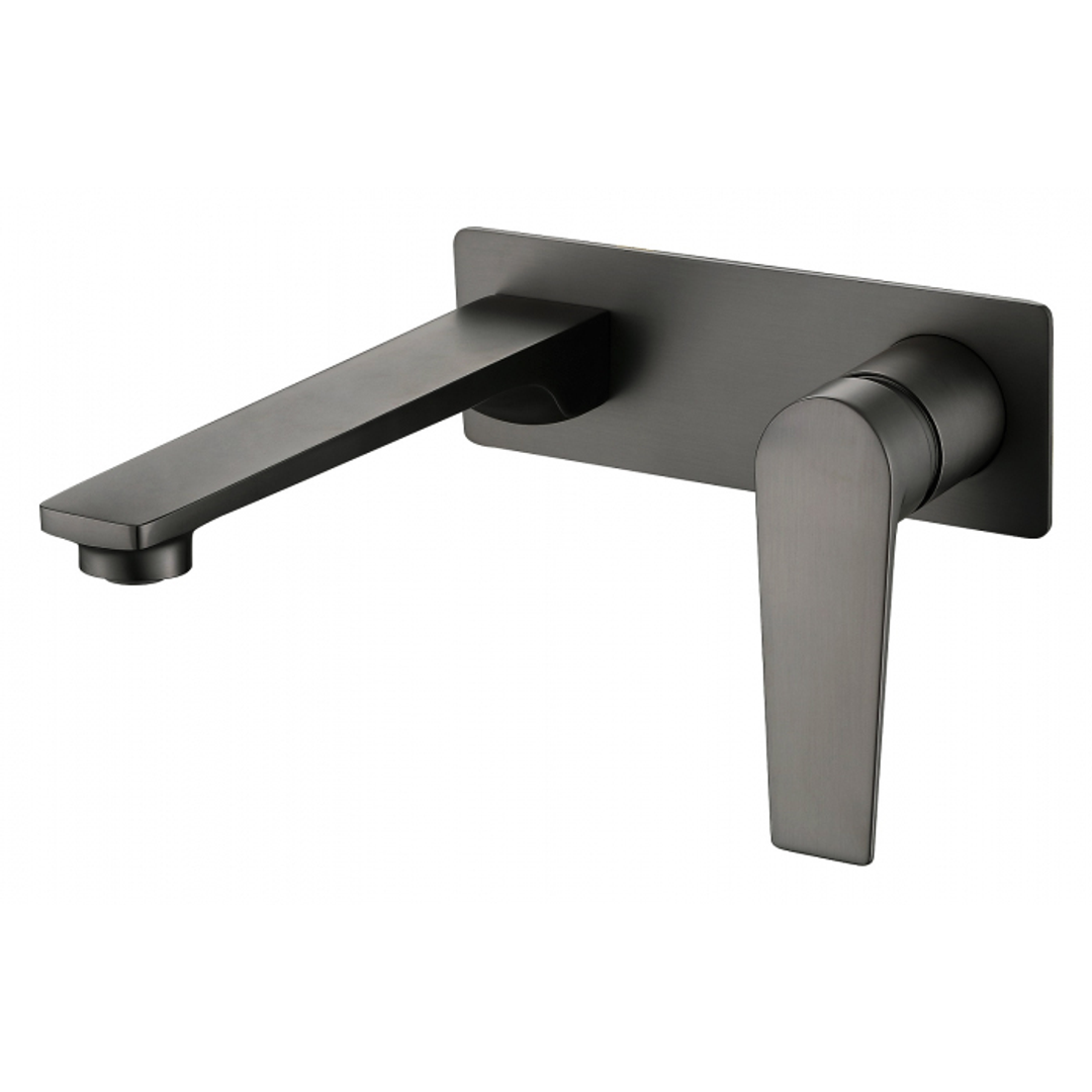 OTTI ZEVIO WALL BASIN MIXER GUN METAL