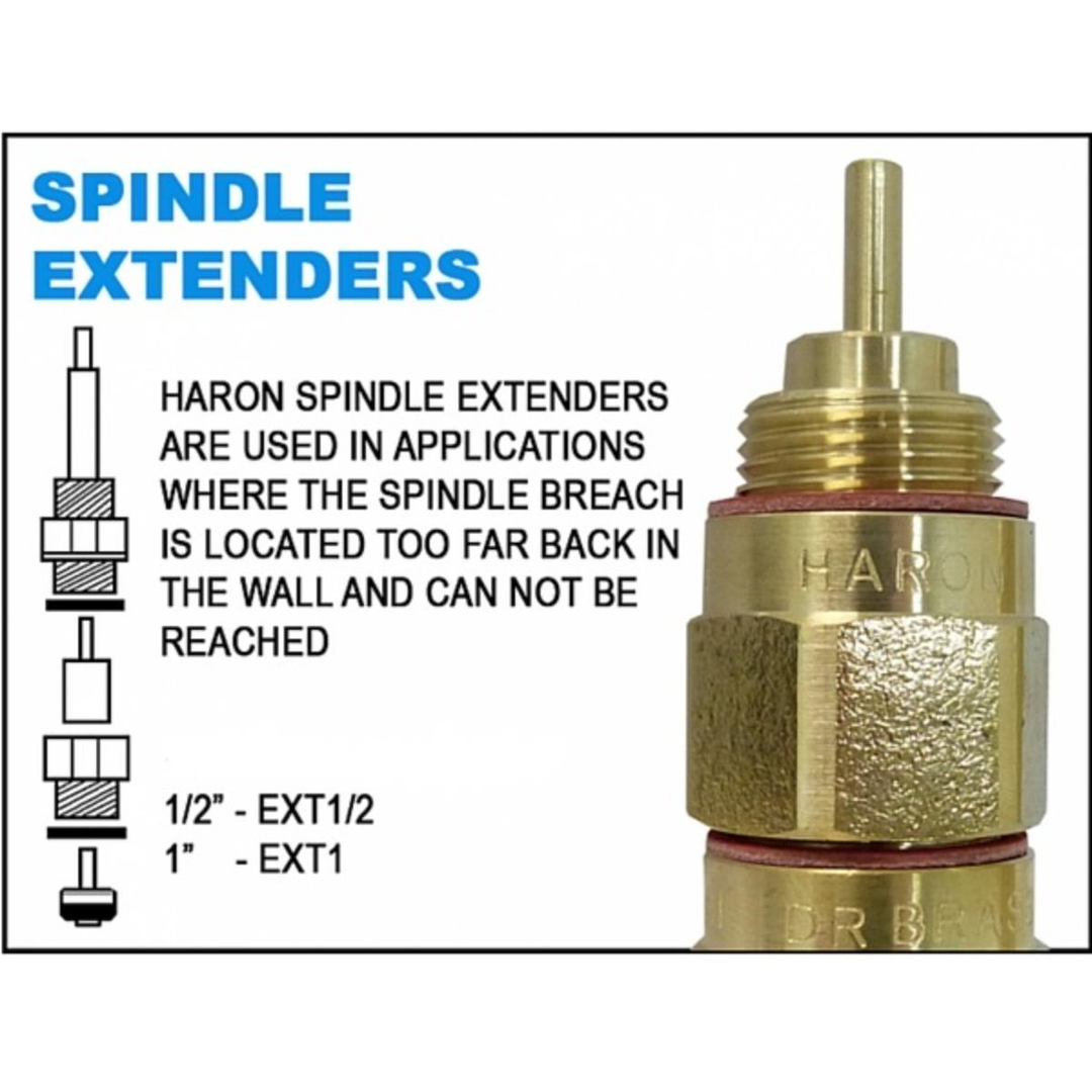 Top Brass Body To Spindle Extension 12mm