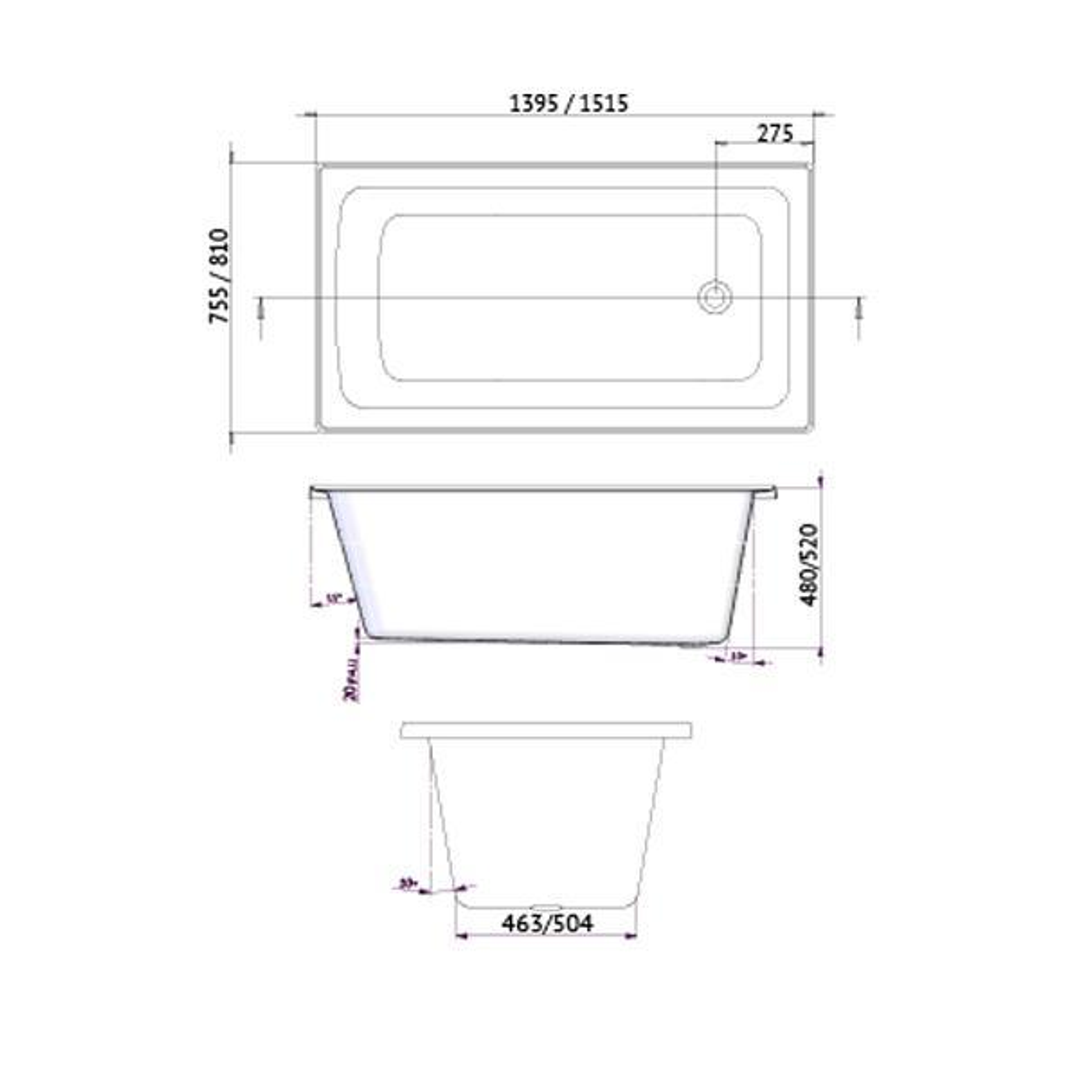 Shenseki Santai 10 Jetss White 1510mm