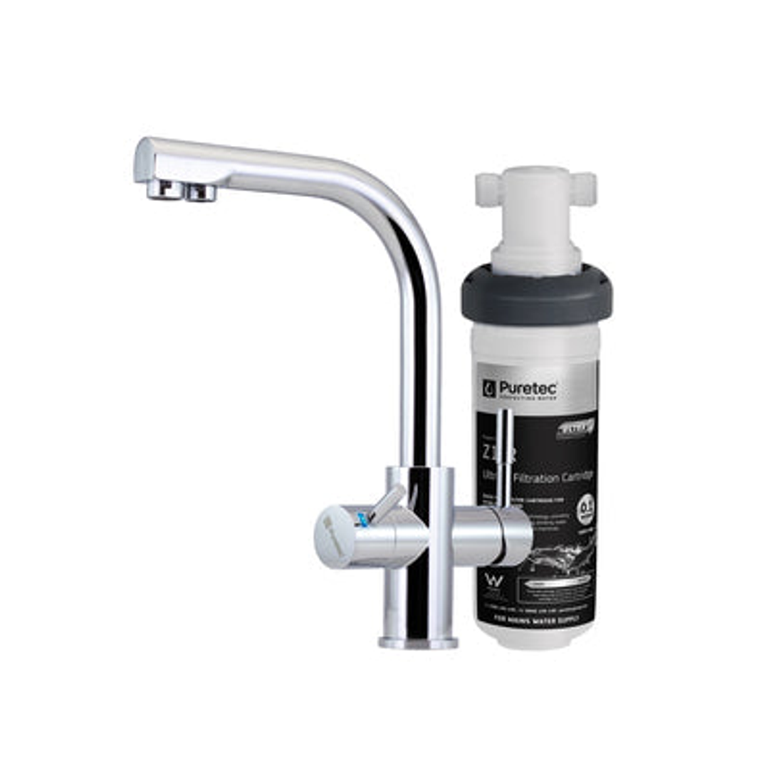 Puretec Quick Twist Ultra Z Filter With Tripla T3 Led Mixer Tap Z1-T3