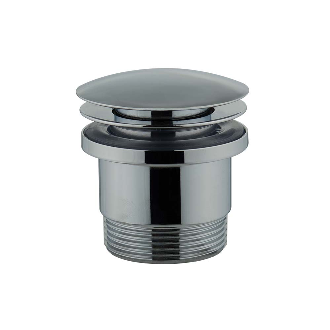 Brasshards Mixx Plug & Waste Universal Dome Pop Up Waste Chrome