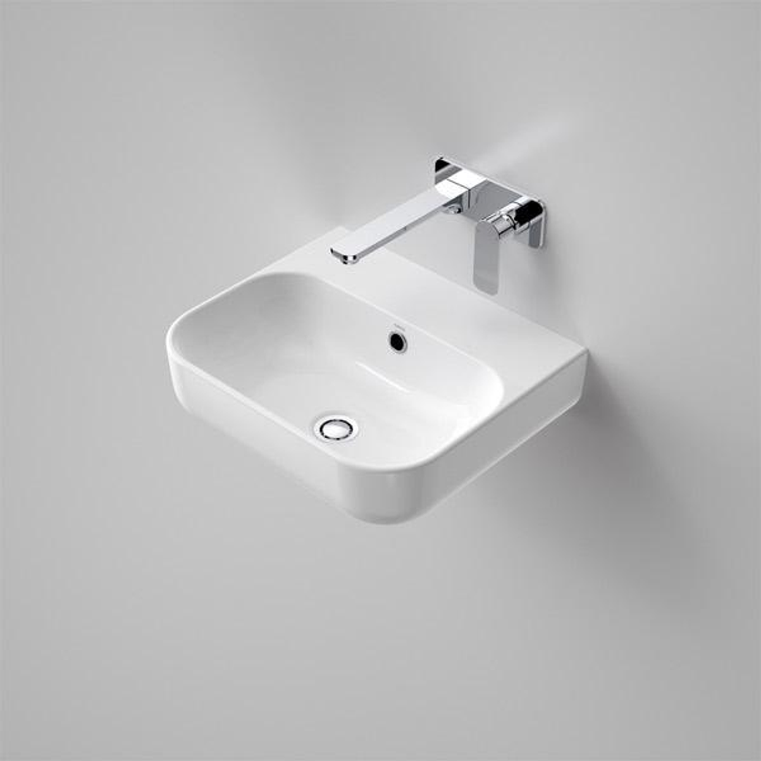 Caroma Luna Wall Basin 0 Tap Hole White 874205W