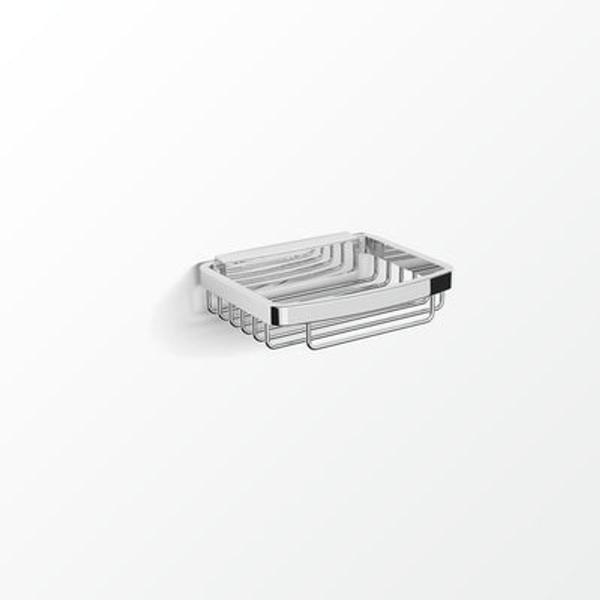 Avenir Universal Small Detachable Rectangle Soap Basket Chrome