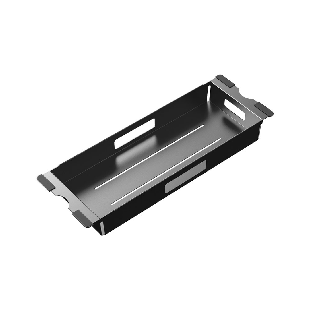 Fienza Hana Double Bowl Sink 55L Inc Cm Colander Roller Protector 2 760X450X200mm