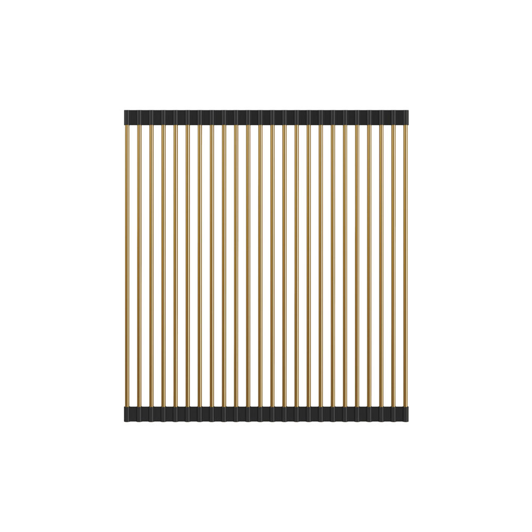 Fienza Hana Sink Roll Up Drainer - PVD Rugged Brass