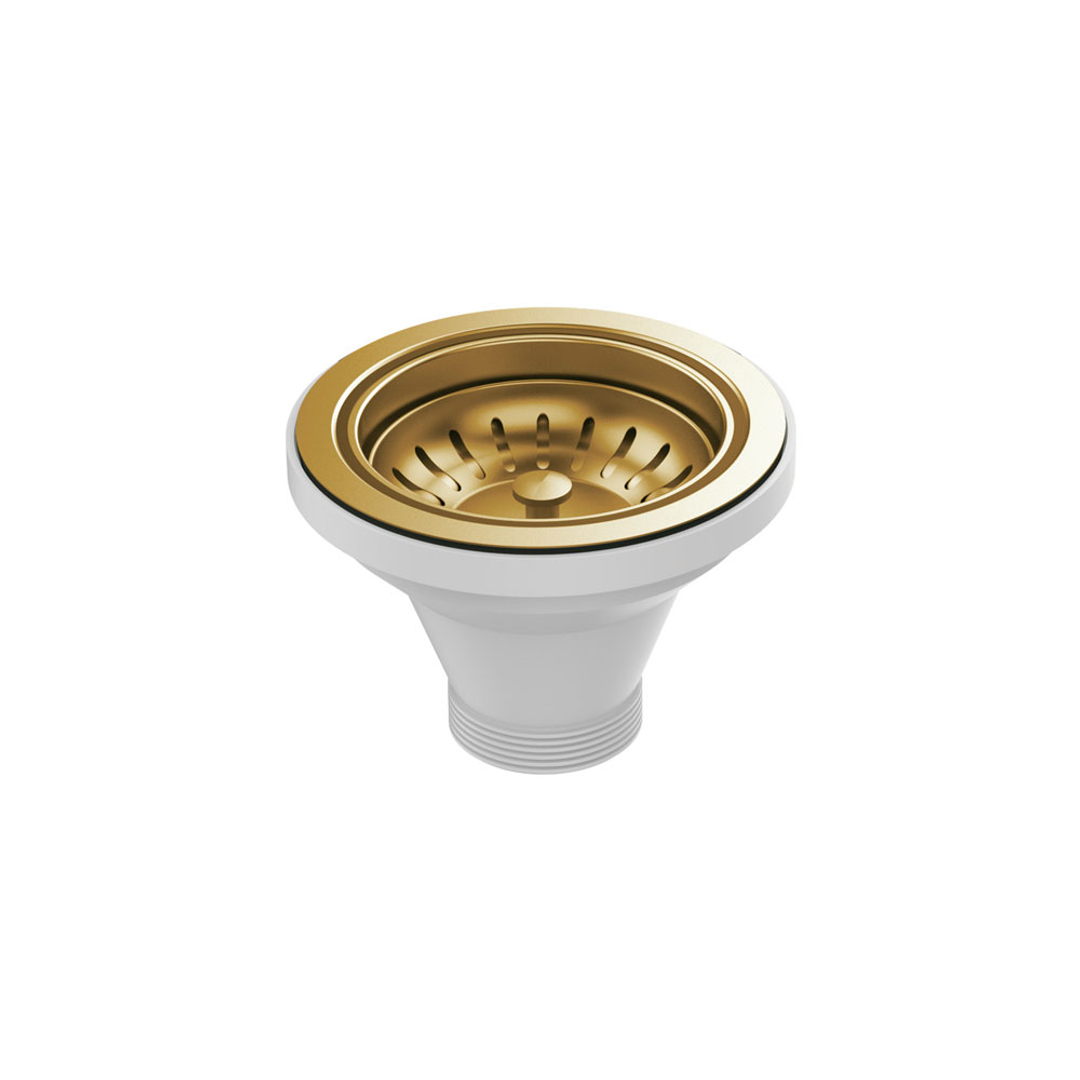 Fienza Hana Sink Basket Waste - PVD Rugged Brass