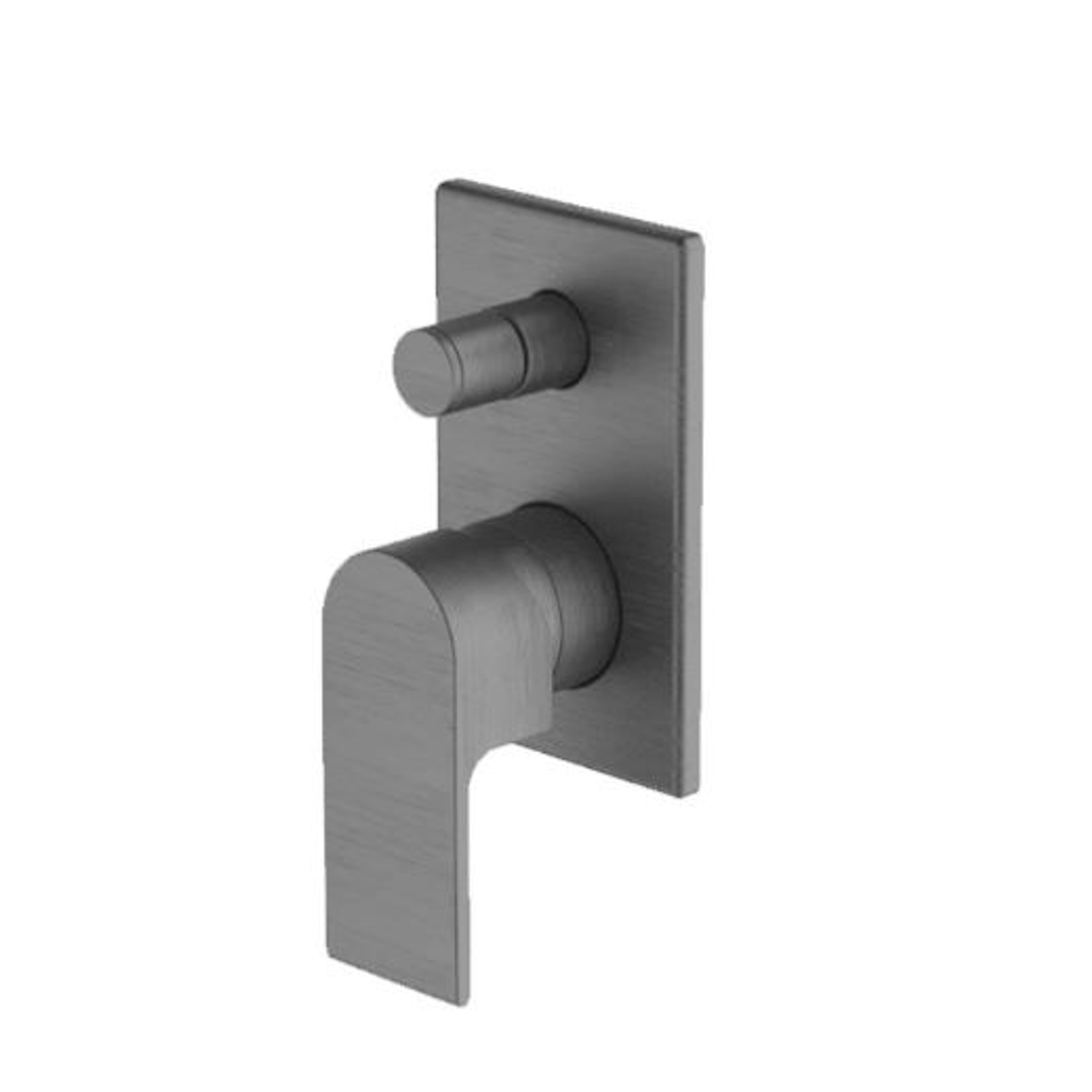Abey Gareth Ashton Park Ave Divert Mixer Inc Body Gunmetal