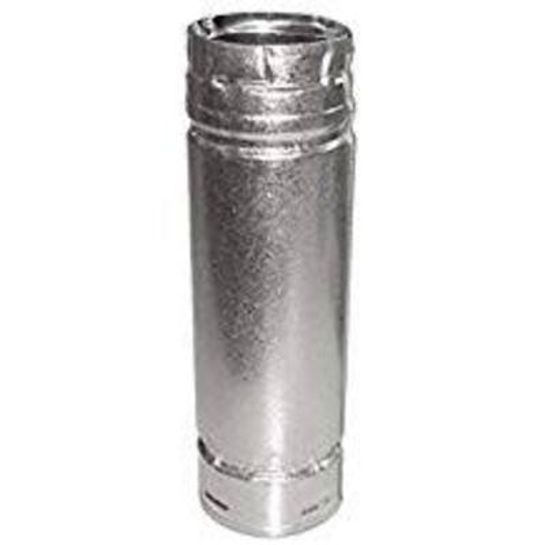 Twin Skin Flue Round Pipe 100Mm X 300Mm