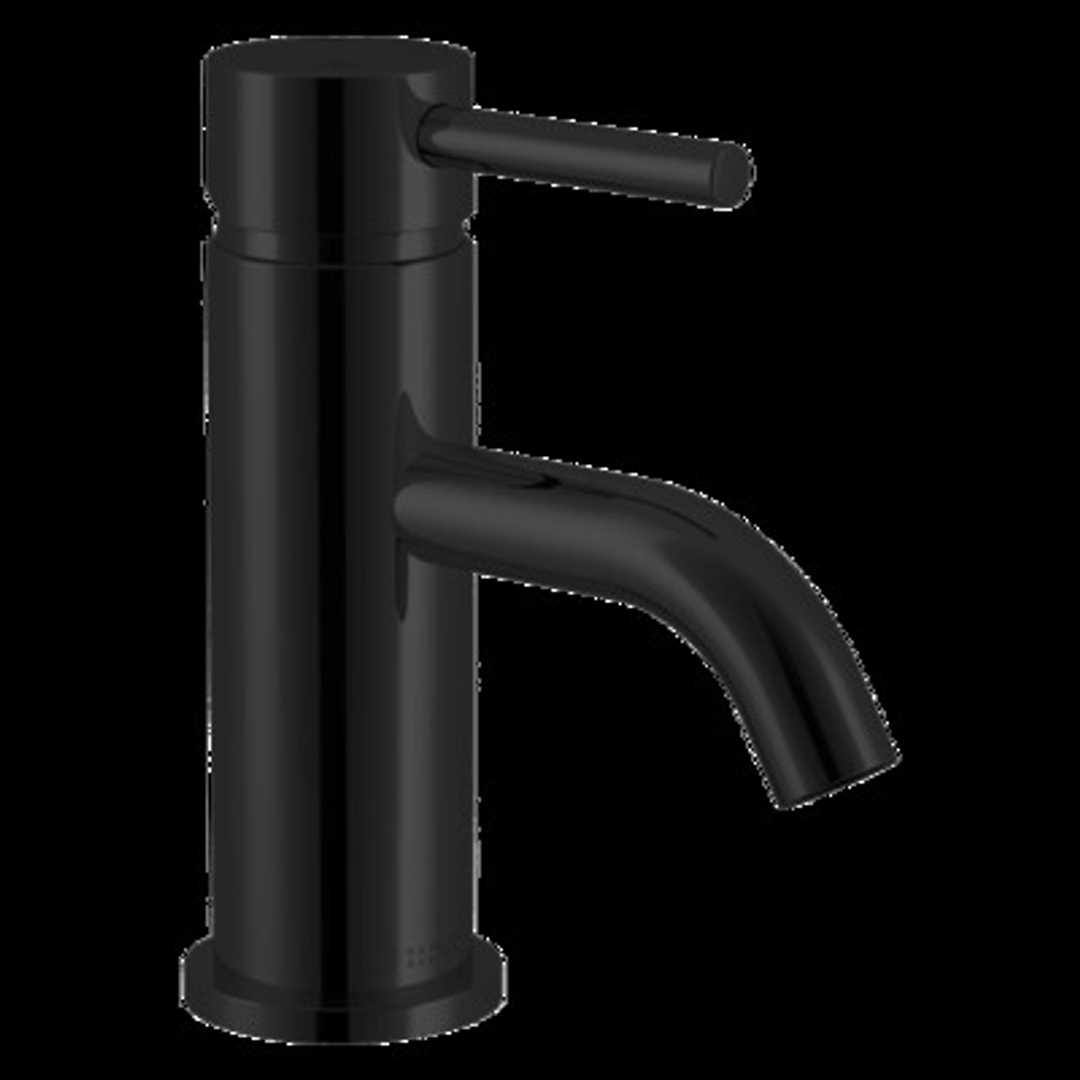 ABEY GARETH ASHTON LUCIA BASIN MIXER CURVED SPOUT BLACK