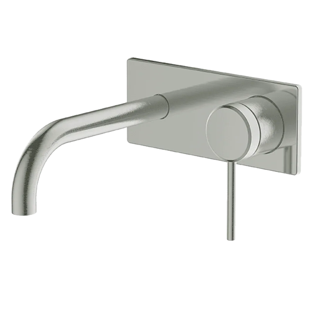 Abey Poco Wall Set 165mm Brushed Nickel 6B-Ws165-Bn - Burdens Plumbing