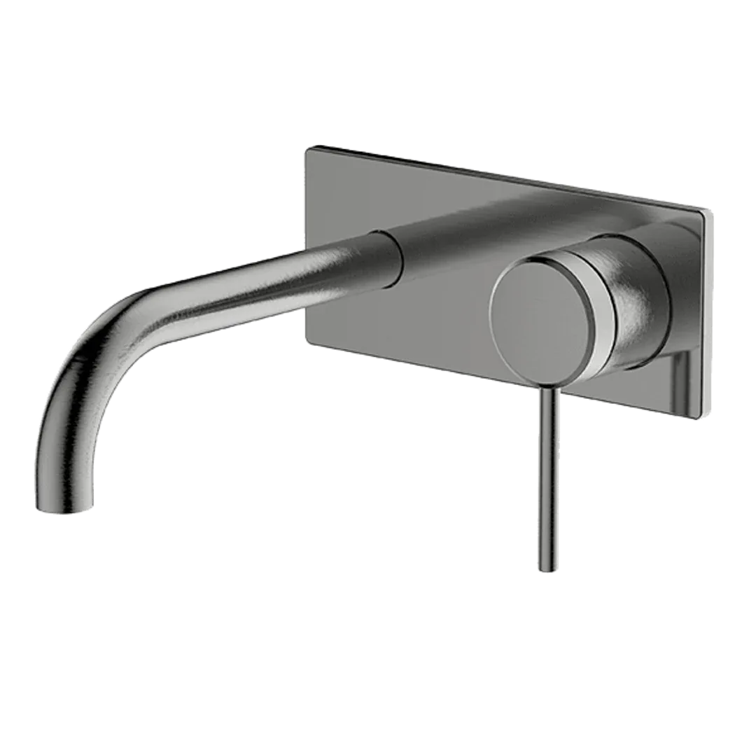 Abey Poco Wall Set 165mm Gun Metal 6B-Ws165-Gm - Burdens Plumbing