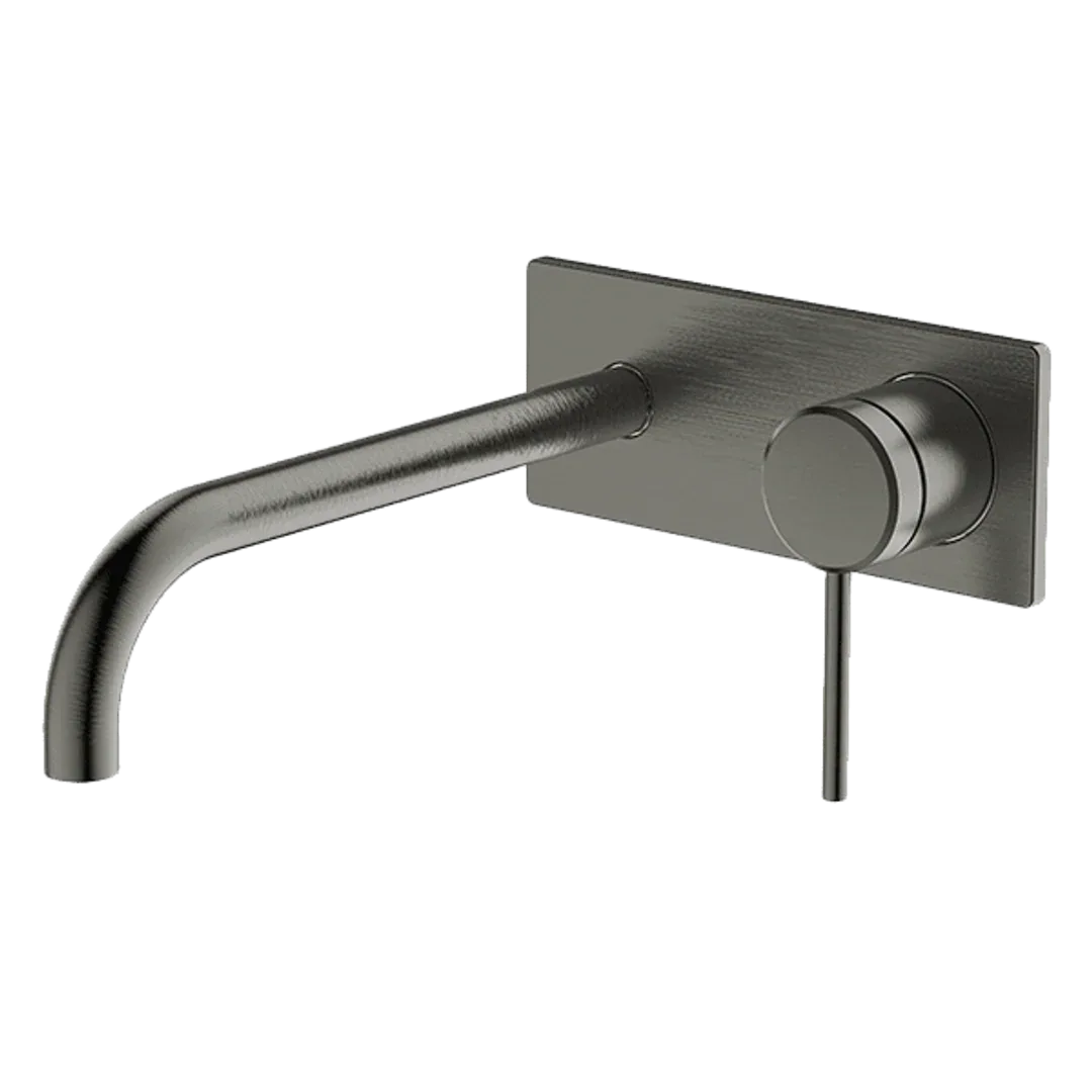 Abey Poco Wall Set 220mm Gun Metal 6B-Ws220-Gm - Burdens Plumbing