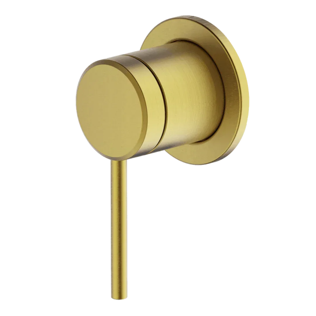 Abey Poco Shower Mixer External Brushed Brass 6Sh-Ext-Bb - Burdens Plumbing