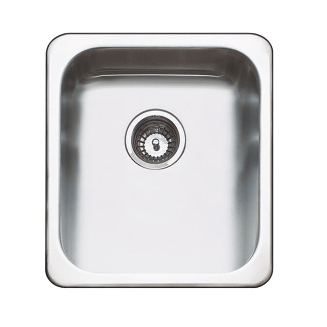 Abey Hunter Trough 1 Tap Hole With Bypass 406X466mm