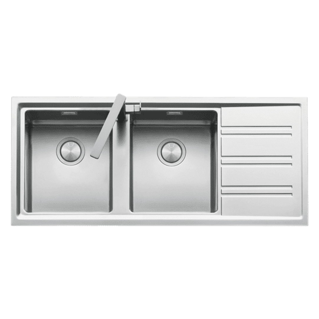 Abey Barazza Easy 200 Double Bowl Sink Only S/S