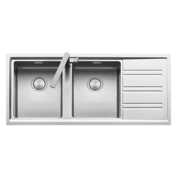 Abey Barazza Easy 200 Double Bowl Sink Only S/S - Burdens Plumbing