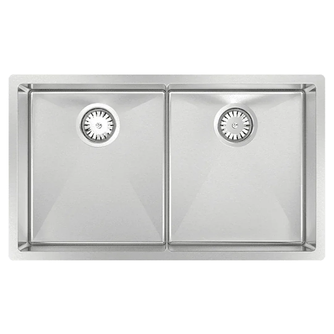 Abey Piazza Double Square Bowl - Burdens Plumbing