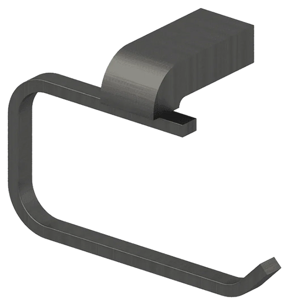 Abey Gareth Ashton Park Ave Toilet Roll Holder Gun Metal - Burdens Plumbing