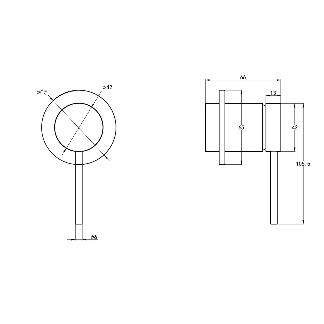 Aspire Air Shower/Bath Mixer Brushed Nickel