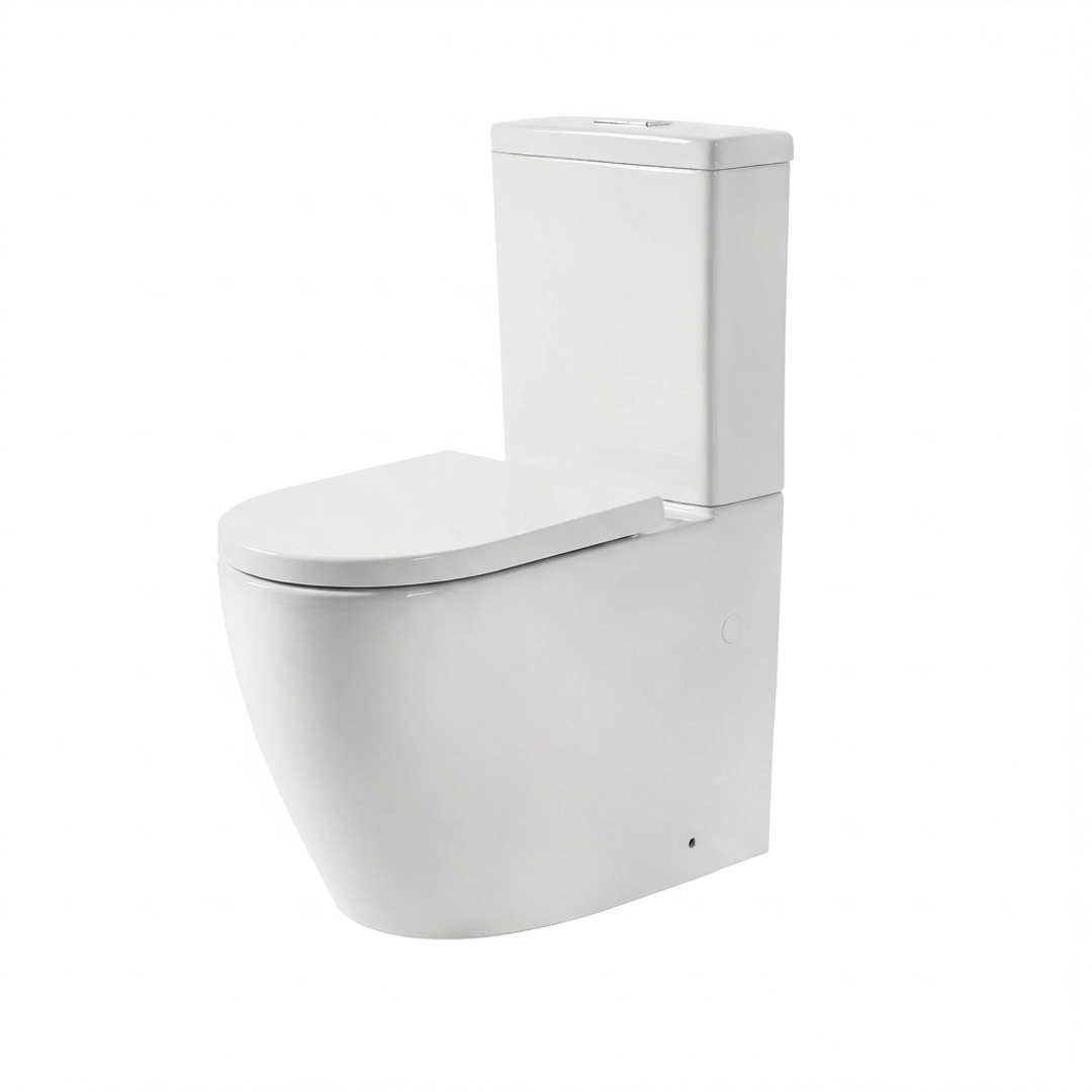 Linsol Ajax Back To Wall Ambulant Toilet Suite Chrome