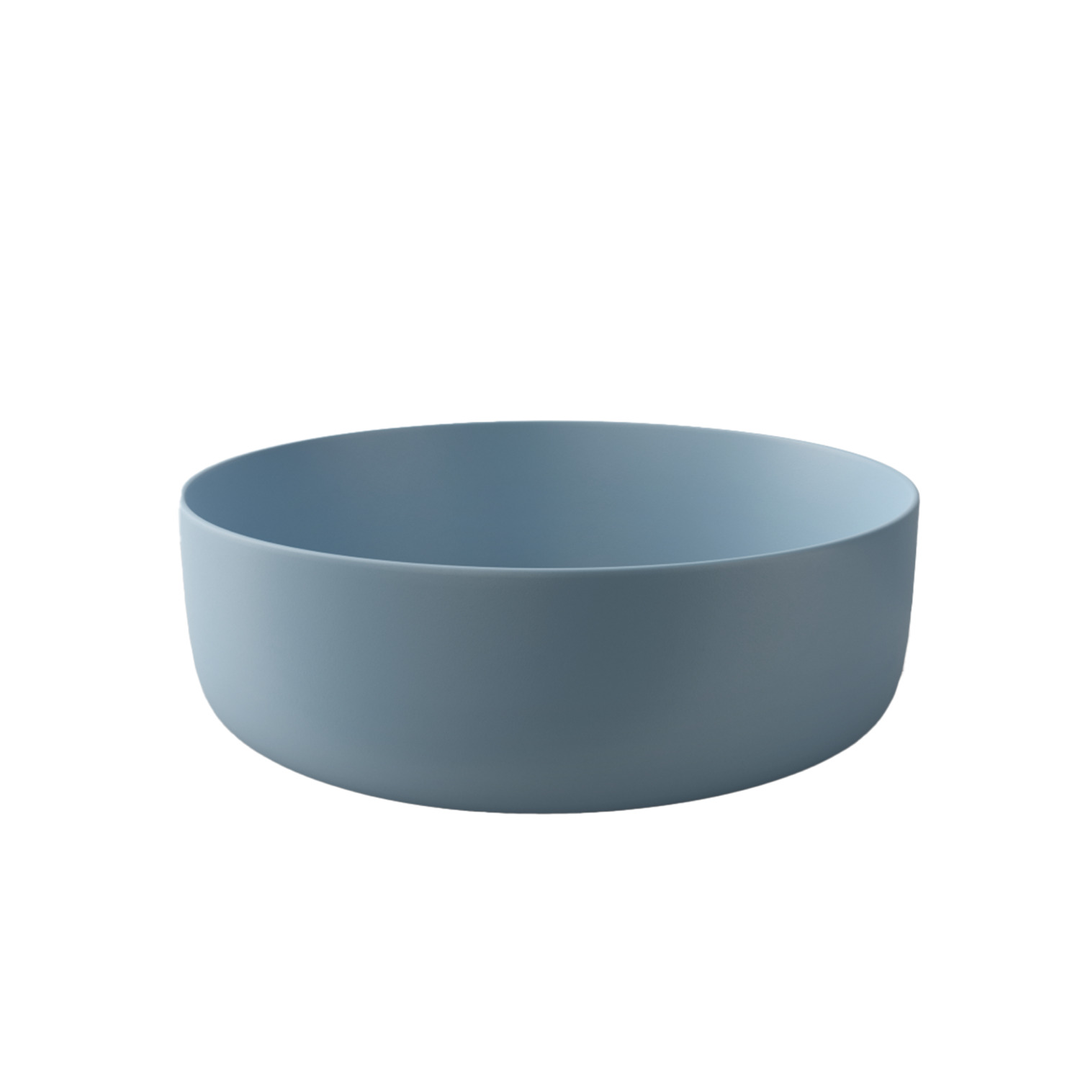 Timberline Allure Above Counter Ceramic Basin Matte Blue