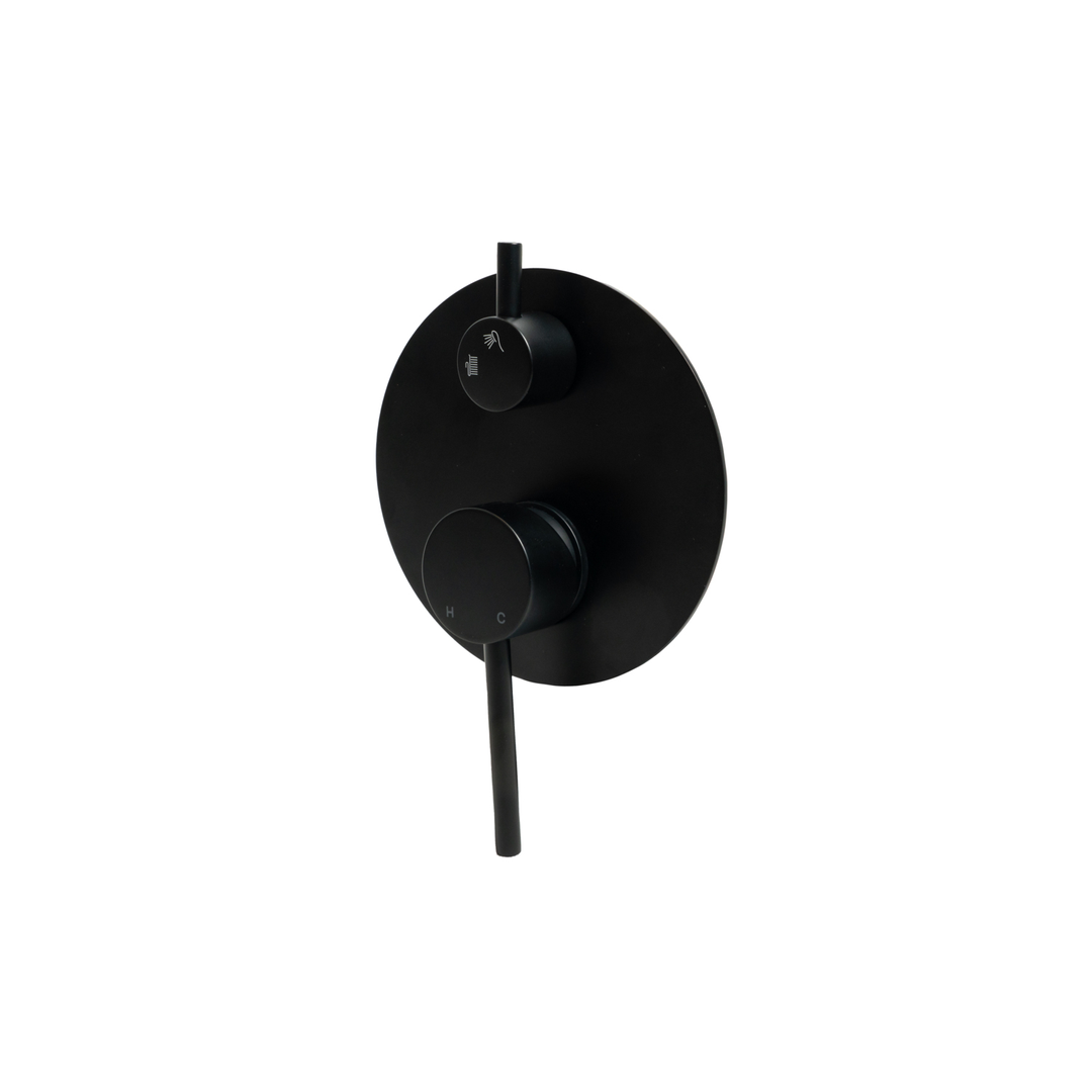 Aspire Within Pin Lever Shower-Divertor Mixer Matte Black