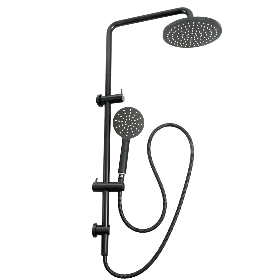 Aspire Within Shower Twinner Round Matte Black