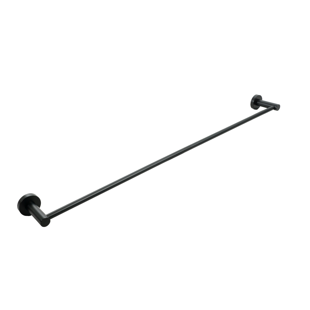 Aspire Within 750Mm Single Towel Rail Matte Black